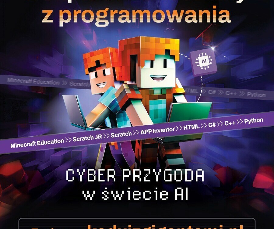 Zdjęcie do Koduj z Gigantami - Cyber Przygoda w świecie AI!