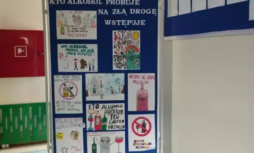 Zdjęcie do ROZSTRZYGNIĘCIE KONKURSU PLASTYCZNEGO pt. Kto alkohol pr&oacute;buje, na złą drogę wstępuje 2