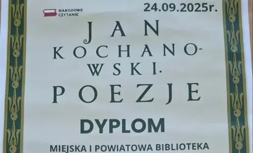 Zdjęcie do Narodowe czytanie poezji Jana Kochanowskiego