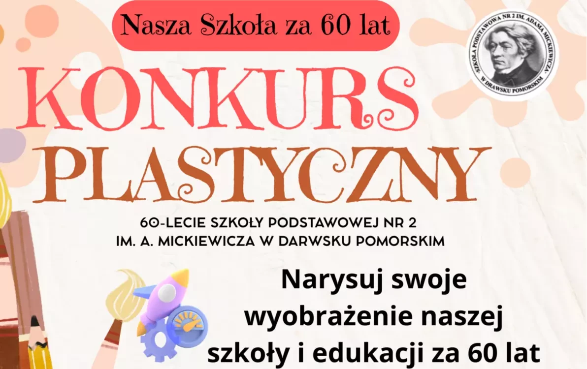 Zdjęcie do Konkurs plastyczny Szkoła za 60 lat