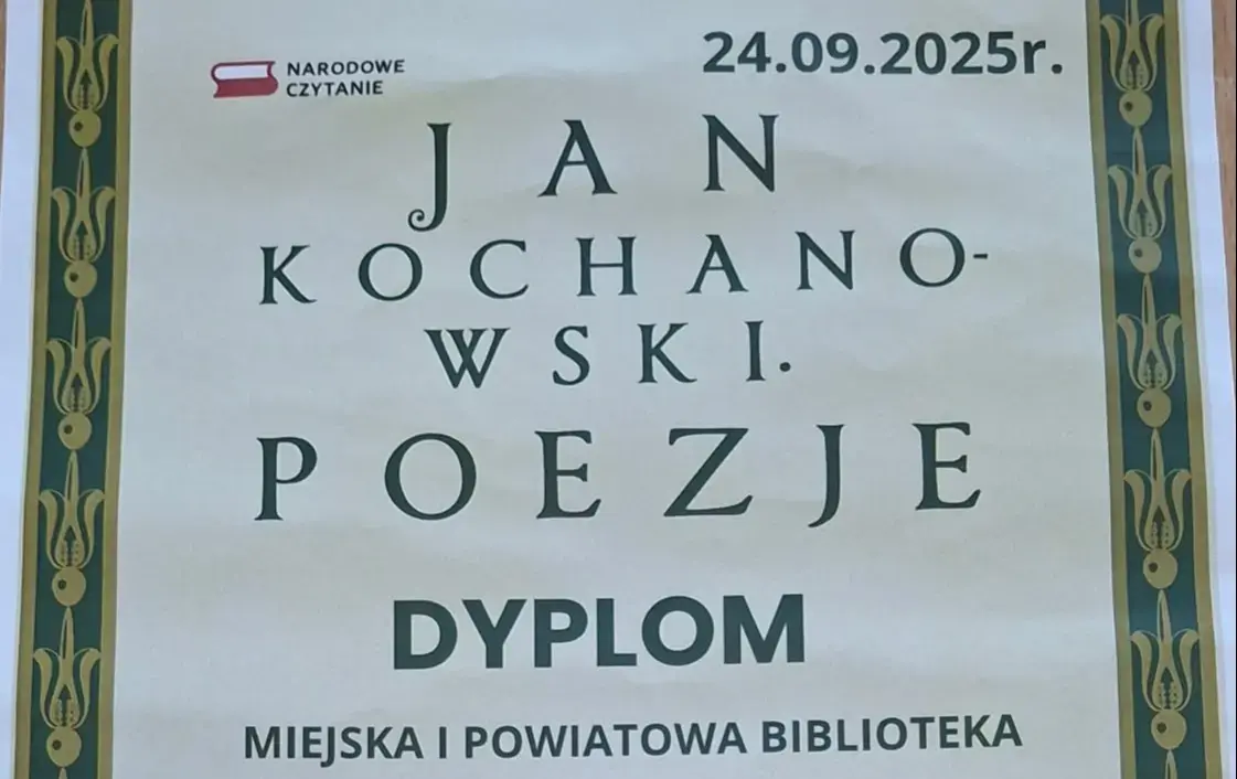 Zdjęcie do Narodowe czytanie poezji Jana Kochanowskiego