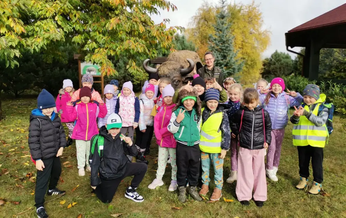 Zdjęcie do Klasa 1a z wizytą w Nadleśnictwie Drawsko Pomorskie