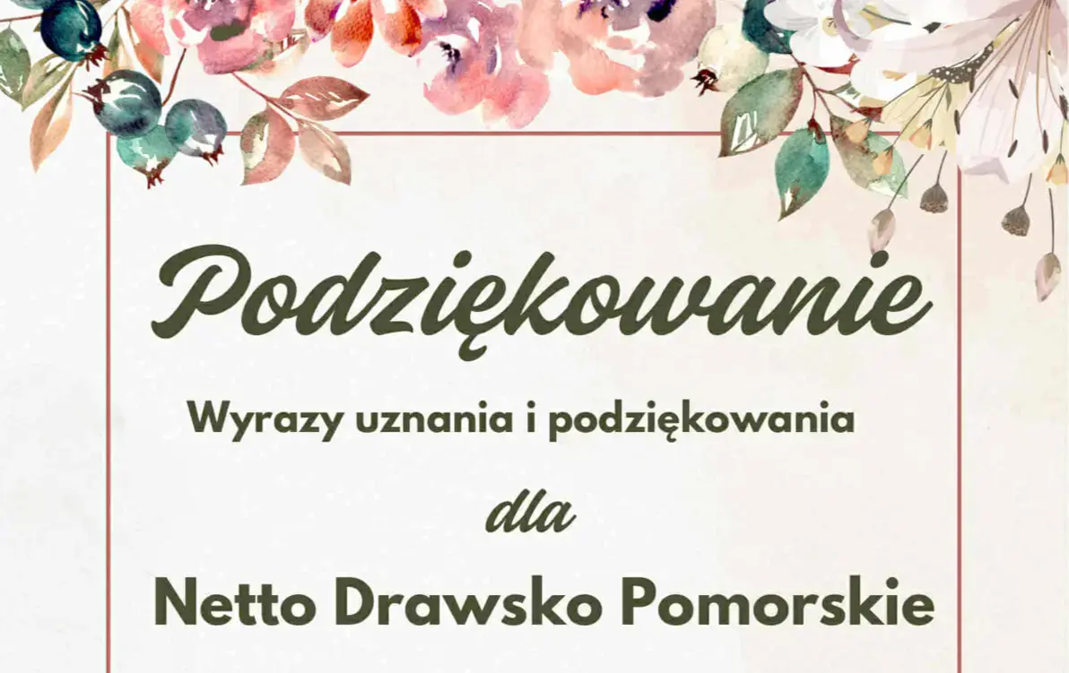 Zdjęcie do Podziękowanie