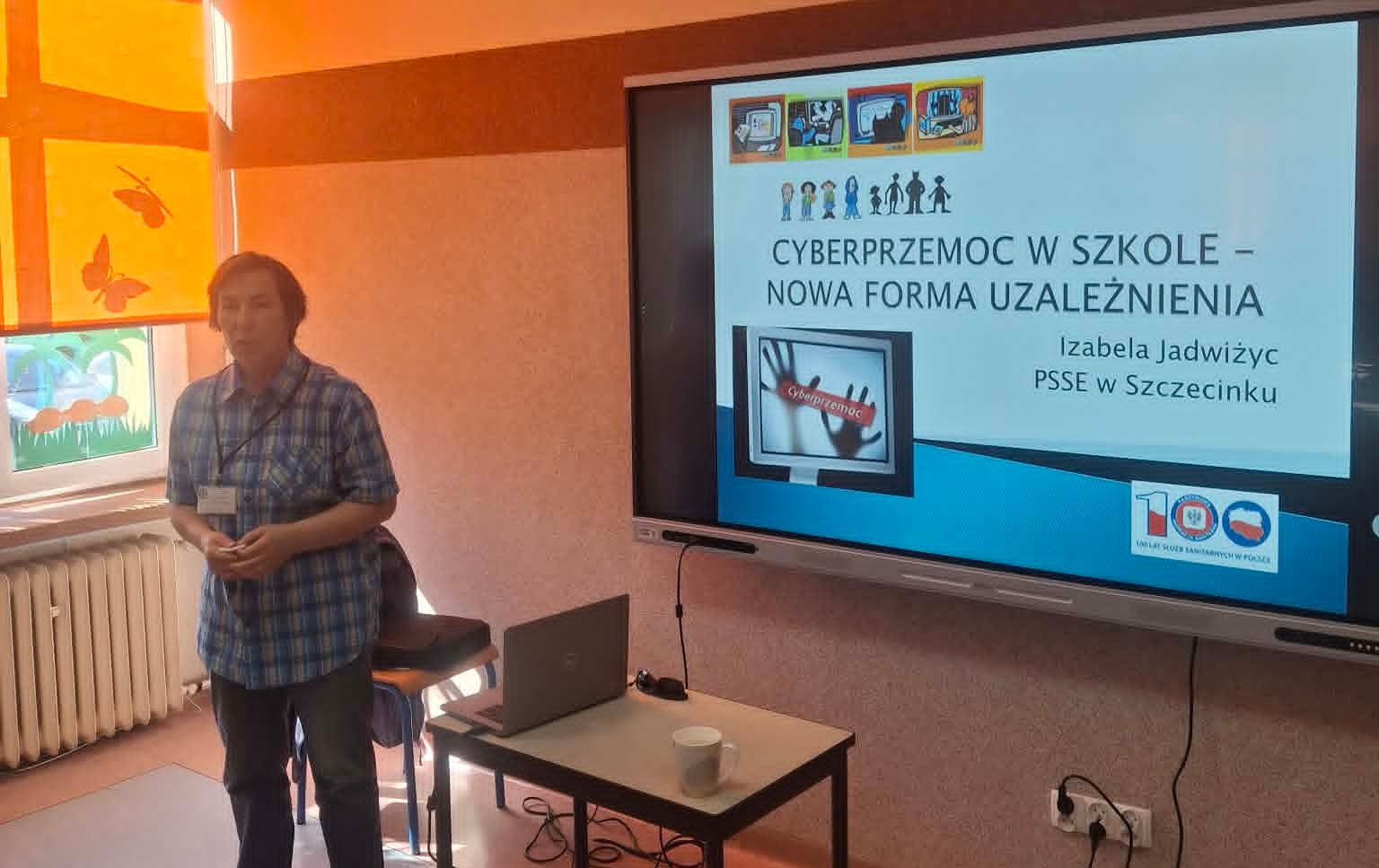 Zdjęcie do Spotkanie z Jolanta Rokosz z Powiatowej Stacji Sanitarno-Epidemiologicznej w Drawsku Pomorskim