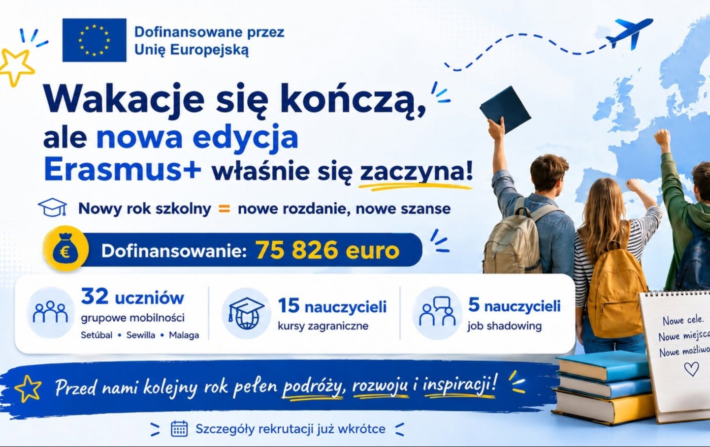 Zdjęcie do Nowy rok szkolny, nowe możliwości z Erasmus+